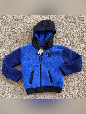 Under Armour Blue and Navy Sherpa Hoodie for Kids